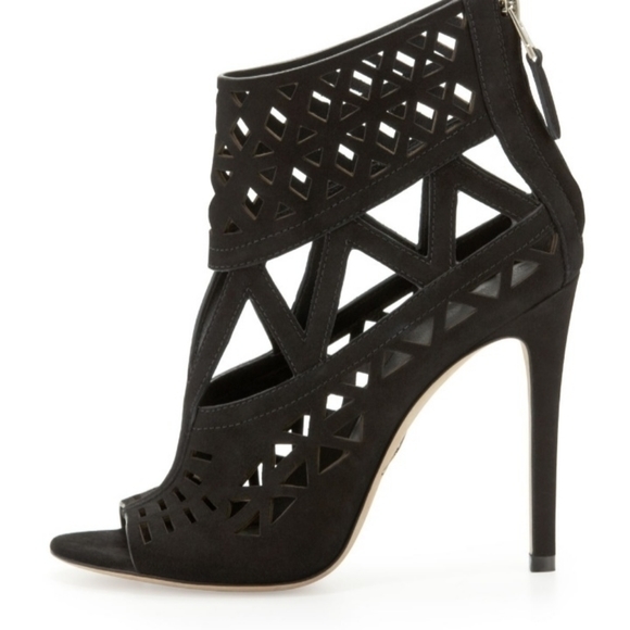 B Brian Atwood | Levens Suede Cutout Sandal~7 - Picture 2 of 13